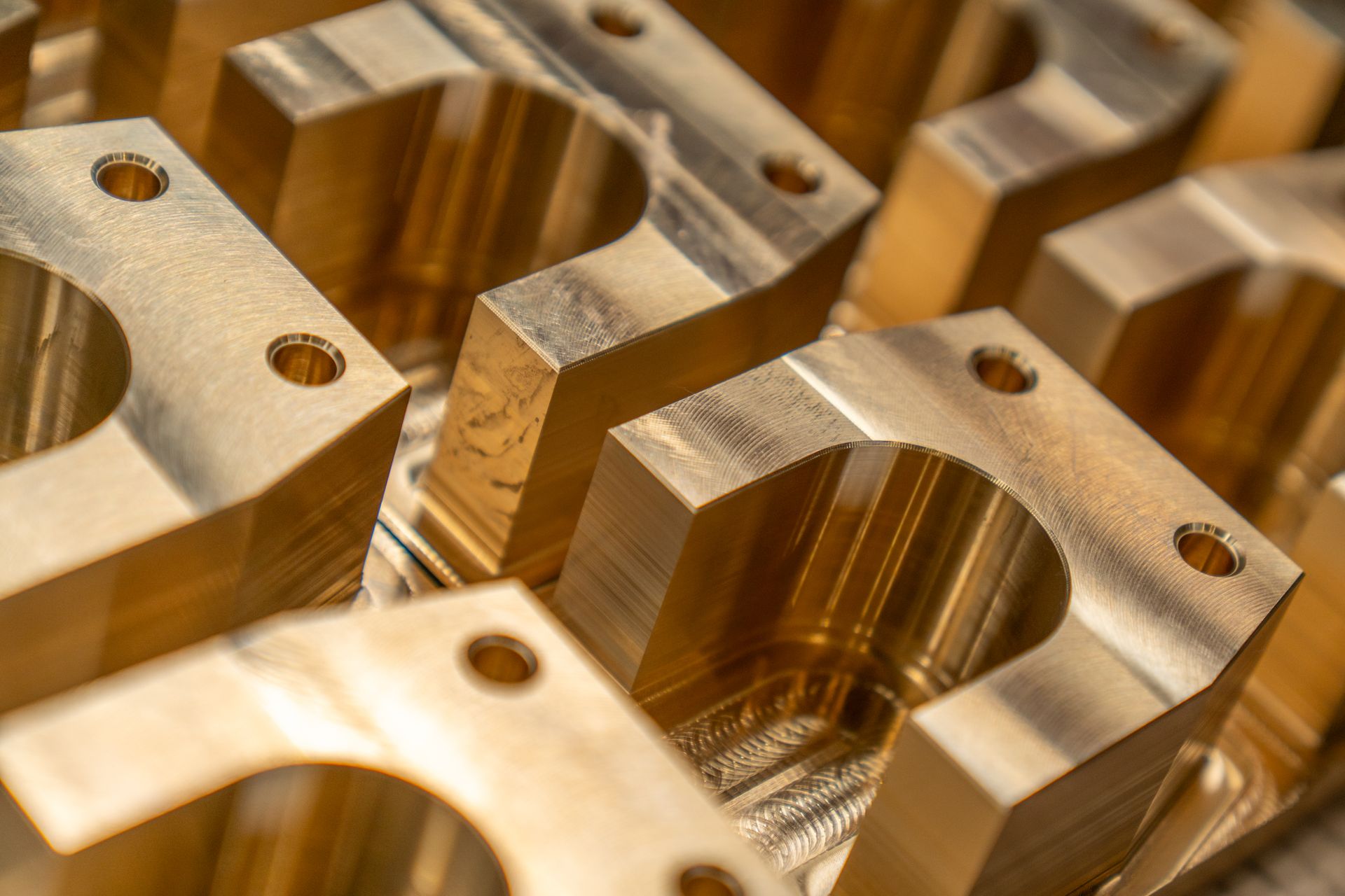Componenti metallici di precisione lavorati industrialmente